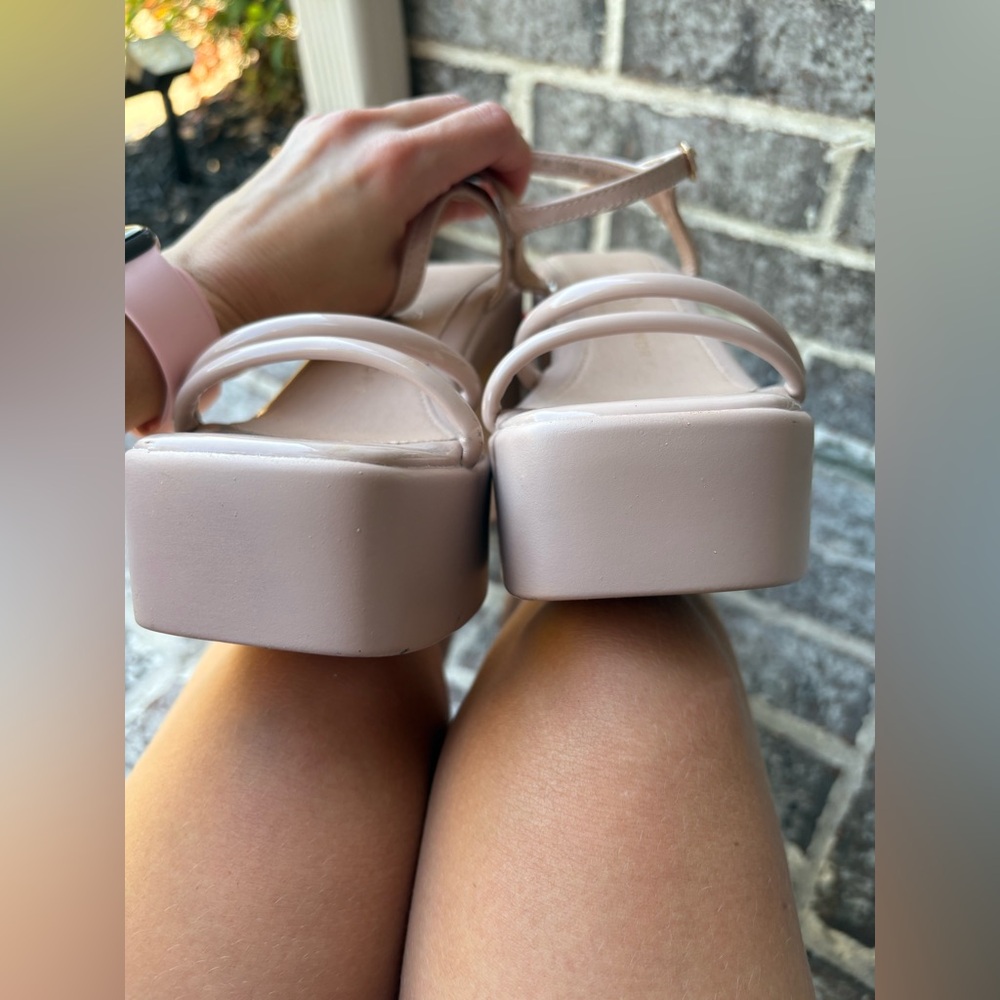 AVIANNA CHINESE LAUNDRY NUDE BLOCK HEEL Chunky - Picture 8 of 10
